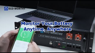 Eco-Worthy Server Rack Battery | Real-Time Monitoring \u0026 Easy Setup! 📲