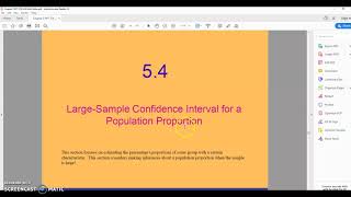 STA 220 Chapter 5 Confidence Intervals and Statcrunch