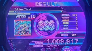 【MUSIC DIVER】Tell Your World(ABYSS) ALL PERFECT