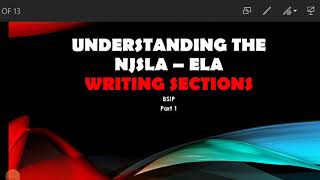 NJSLA-ELA Part 1