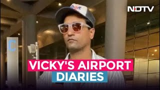 At Airport, Vicky Kaushal Clicks Selfies With Fans