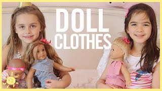 STYLE & BEAUTY | DOLL CLOTHES (Easy, No Sew Tutorial!)