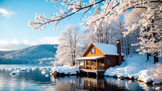 Beautiful Nature In Winter With Gentle Piano Music ❄️ Relaxing Piano Music For You ❄️