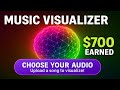 Create a Stunning 3D Music Visualizer with HTML, CSS & Three.js | $700 Earned!