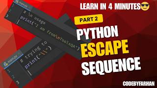 Python Escape Sequences Explained in 4 Minutes 🚀 | Beginner Friendly Tutorial