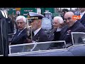 festa della repubblica mattarella e crosetto a bordo della storica lancia flaminia