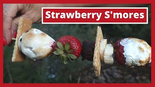 Strawberry S'mores Deluxe - A Camping Dessert Kabob