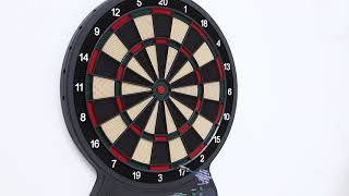 HOMCOM LED Electronic Dart Board w/ 12 Darts