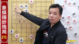 红棋只用3个子 巧妙布下天罗地网 看似海阔天空 其实黑将无路可逃