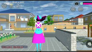 Rina Raksasa Sakura School simulator, mencoba melawan Ufo Alien ●Main random Sakura school simulator