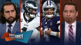 Cowboys get a grade, Believe the Eagles can turn it around? | NFL | FIRST THINGS FIRST