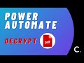 How to Decrypt a PDF in Power Automate and Logic Apps