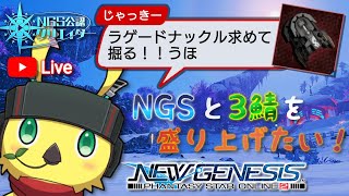 [PSO2NGS/4月~公認] Ship3   PC /PS5　Fi拳  お盆休み4日目　寝落ちした朝活