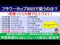 【フラワーカップ2023予想・外厩】セリオーソ参戦！過去5年半数以上の3着内馬が満たす外厩条件とは！