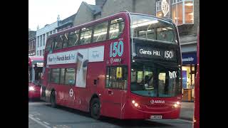 Enviro 400 Arriva London T176 LJ60AUA on Route 150 Curtail for Gants Hill Leaving at Ilford Broadway