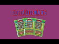 Found 3 Wins🤑Lotta Loteria #5 — $30 Session NJ Lottery