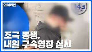 '웅동학원 의혹' 조국 동생, 내일 구속영장 심사...\