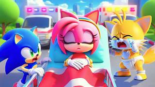 AMY Please Wake Up!! Don't Leave Brewing Cute Baby SONIC Alone!😭| Sonic The Hedgehog 3 Animation