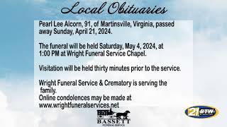 Obits for April 30, 2024