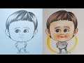 how to draw caricature. 캐리커쳐그리는방법.