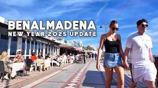 Benalmadena Spain New Year January 2025 Update Relaxing Day Costa del Sol | Málaga [4K]