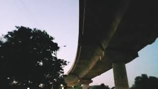 Travelling across the new Sadar flyover , Nagpur, Maharashtra