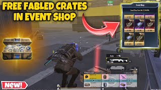 METRO ROYALE FREE FABLED CRATES IN EVENT SHOP | PUBG METRO ROYALE CHAPTER 24