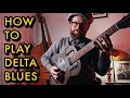 How To Play Delta Blues Guitar - Open G - Son House, Death Letter Style Lesson & One Chord Stomp.