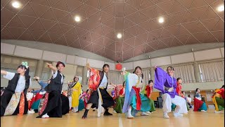 ［4K広角］踊ツ天童！！かすや親善隊/YOSAKOIかすや新春初踊り2025.01.13