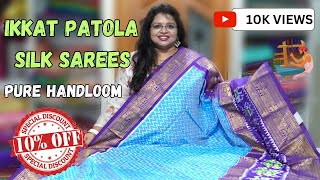 Ikkat Patola Silk Sarees | Twill Ikkat Sarees | Competitive Pricing