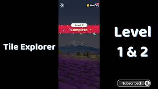 🎮 Tile Explorer Level 1 and 2 Walkthrough | Triple Match | Go Answer 🧩✨