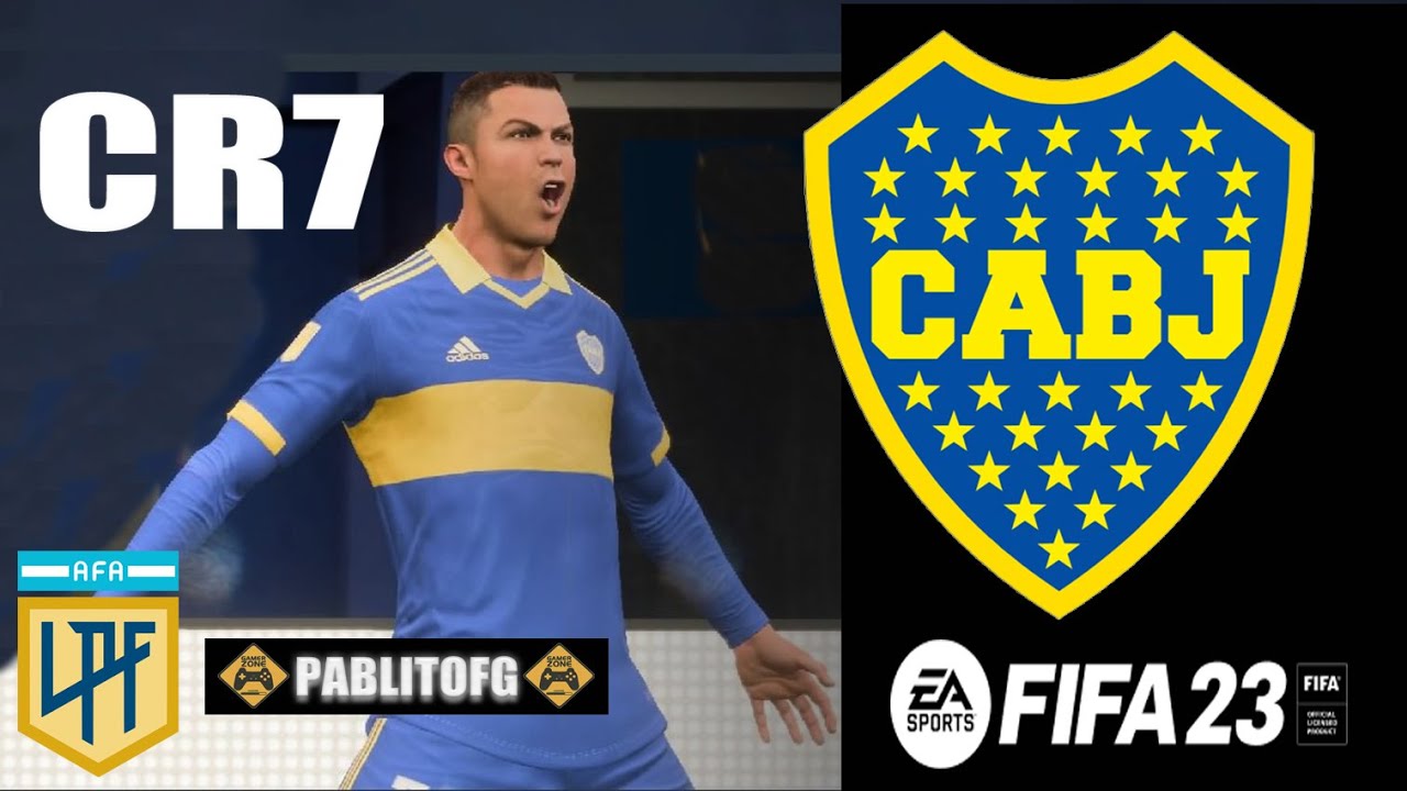 FIFA 23 GAMEPLAY BOCA JUNIORS VS ARSENAL LIGA LPF Y CRISTIANO RONALDO ...