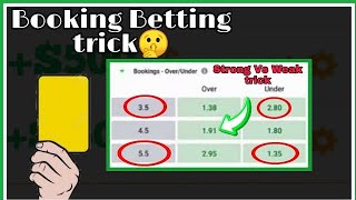 Booking Betting Strategy - Under & Over Bookings Strategy + Total Cards | Football betting