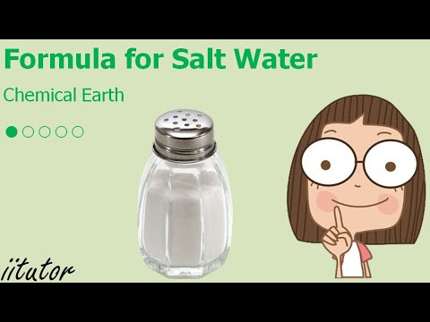 What is the equation for salt water?