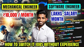 👨‍🔧Mechanical to IT Job in 6 Months | My Journey in tamil | How to switch IT Jobs without experience