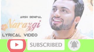 Narazgi Aarsh Benipal | Rupin Kahlon | Latest Punjabi Songs 2022 #New songs 2022
