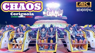 CHAOS Giostre Cerignola 2023 🇮🇹 Lunapark 4K