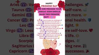 The One Promise Your Zodiac Sign Should Make This Promise Day! ✨♌✨ #shorts #zodiac