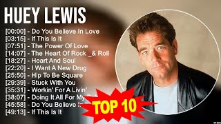 Huey Lewis 2024 MIX ~ Top 10 Best Songs ~ Greatest Hits ~ Full Album