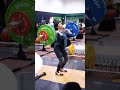 fang wanling 85kg power clean 2 jerks weightlifting cleanandjerk