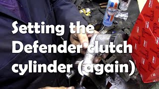 Malawi 110   Fitting the clutch master cylinder and adjusting