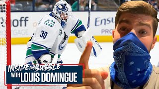Canucks Louis Domingue Shows Off What Life Is Like Inside The NHL Bubble