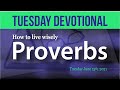 Tuesday Devotional - 