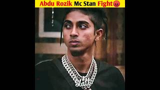 MC STAN और ABDU ROZIK की लड़ाई हो गई 🤬😱| MC Stan And Abdu Rozik Fight😡 | #shorts #facts #mcstan