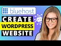 How To Create Wordpress Website With Bluehost AI