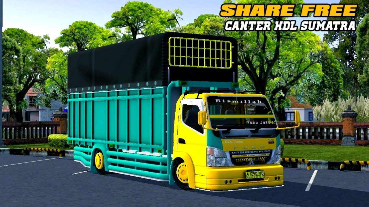 SHARE LIVERY MOD BUSSID CANTER HDL SUMATRA VARIAN BEMPER AYAH CHIPA ...