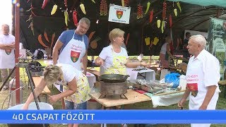 40 csapat főzött IX. Lecsófesztiválon Nyársapáton