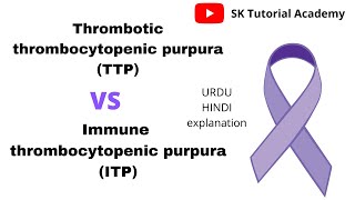 ITP vs TTP | Thrombotic thrombocytopenic purpura | Immune thrombocytopenic purpura