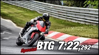 7:22 BTG Nordschleife Yamaha R1 2015 Special Nino Pallavicini [with Traffic]