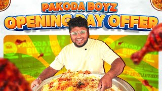 Pakoda Boyz BIRYANI Opening Day OFFER | Tamil Food Review | Pakoda Boyz